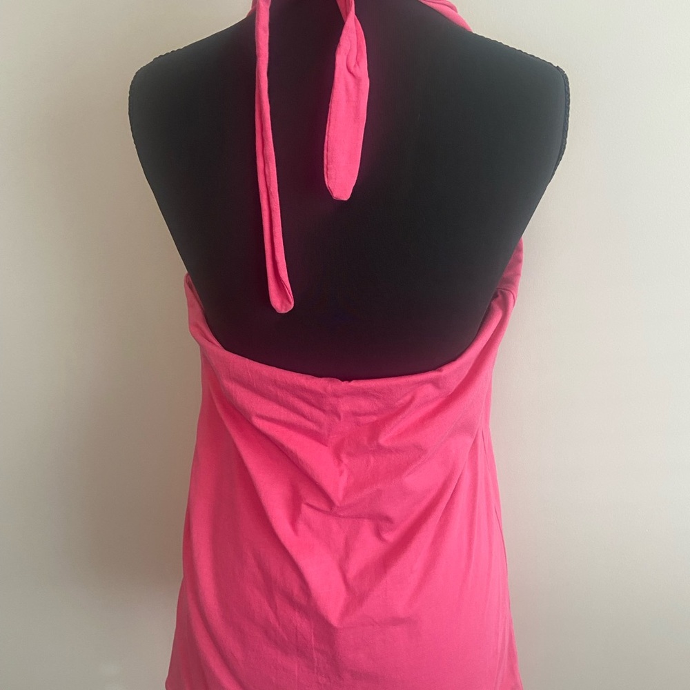 Pink Halter Top - Picture 2 of 3